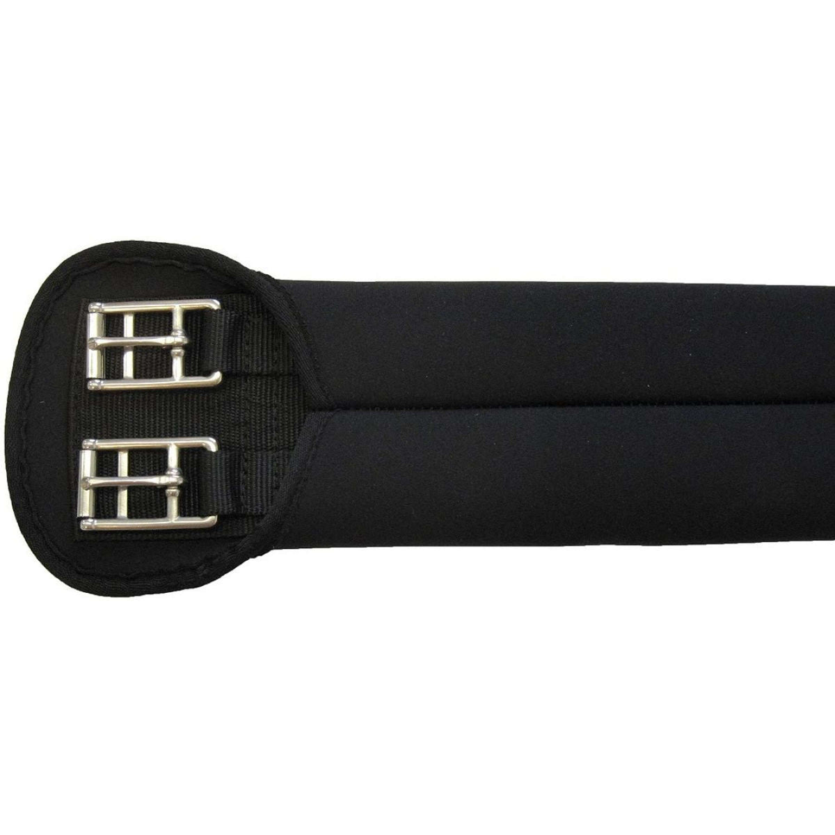HORKA Sangle de Dressage Néoprène Noir/Argent