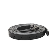 HORKA Étrivière Cuir Noir/Argent