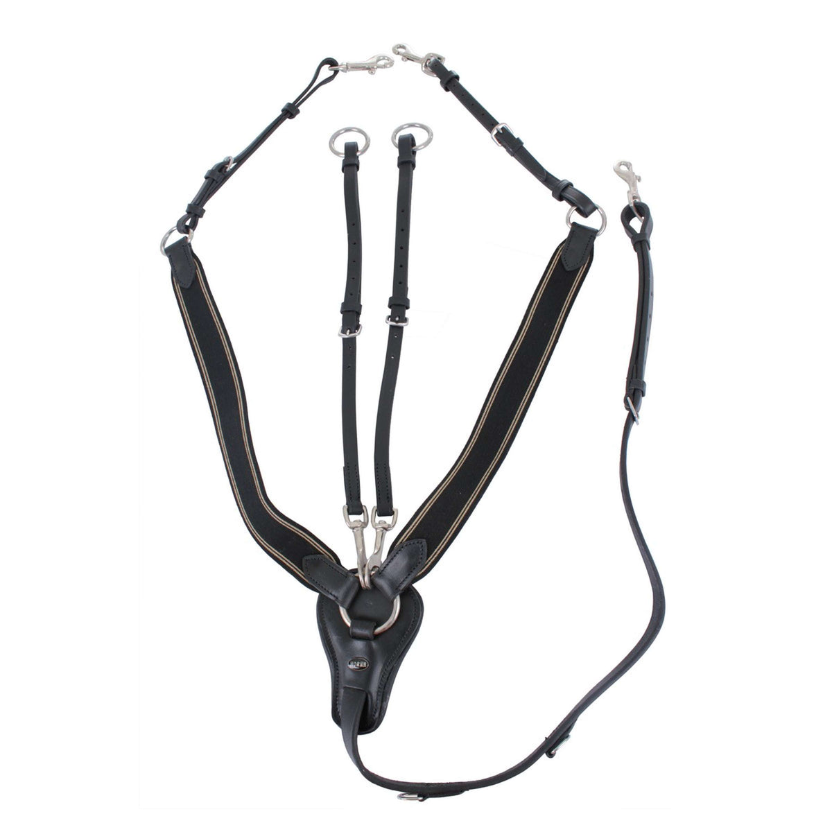 HORKA Collier de Chasse Élastique Noir/Argent