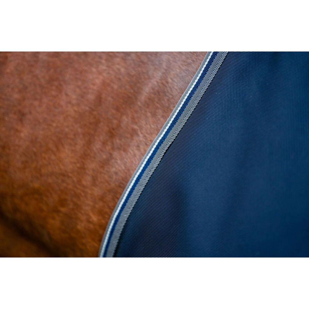 Rambo Chemise Turnout 1680D Plus 100g Bleu marine/Gris orage/Argent