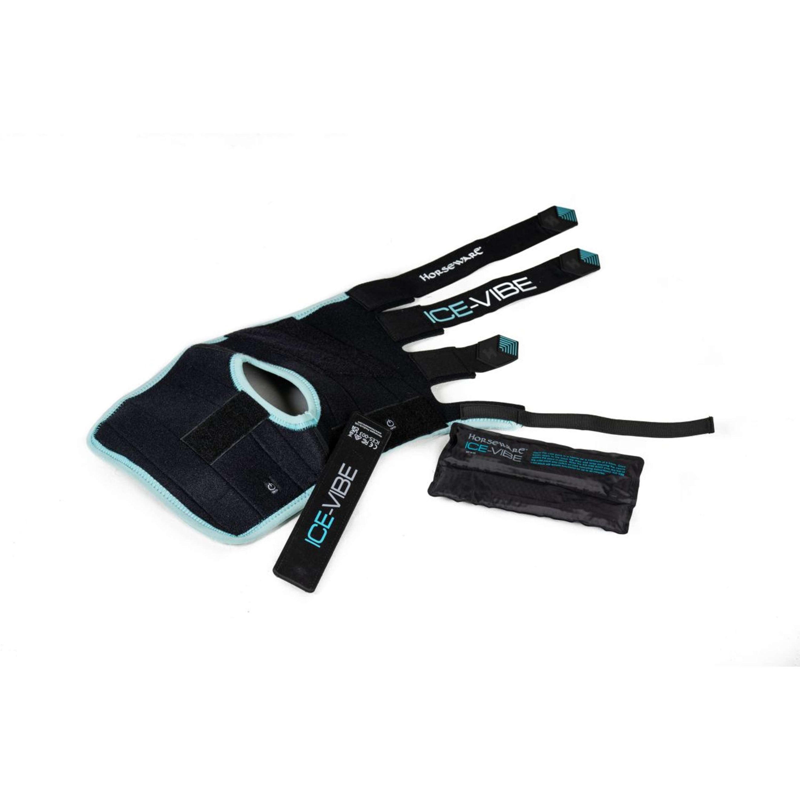 Ice-Vibe Hock Wrap II 2 Pièces Noir/Aqua Ice-Vibe Hock Wrap II 2 Pièces Noir/Aqua