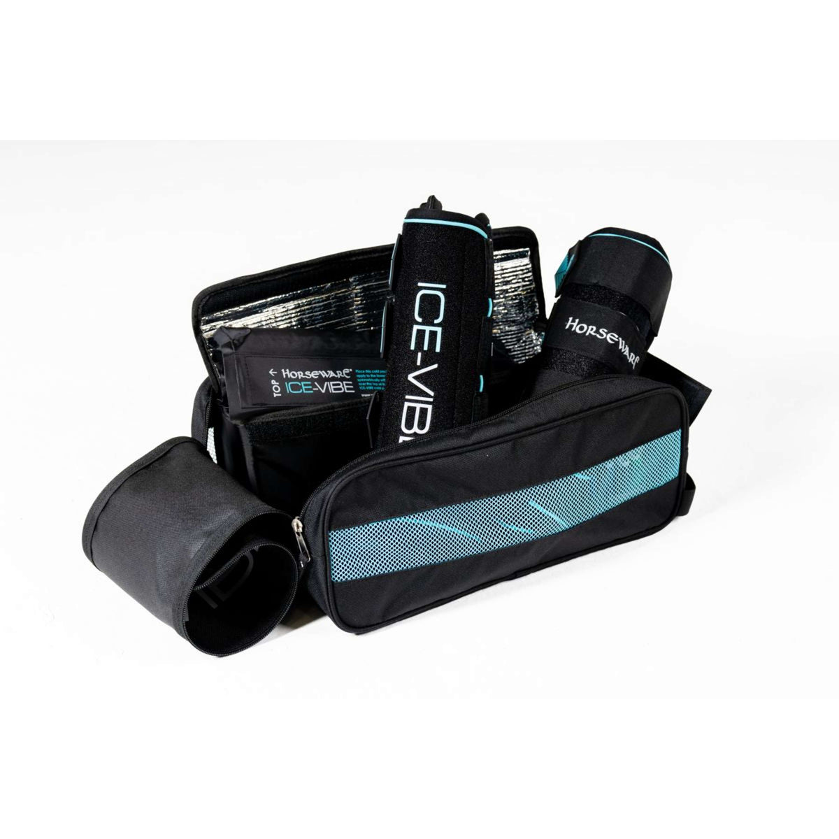 Ice-Vibe Guêtres II 2 Pièces Noir/Aqua