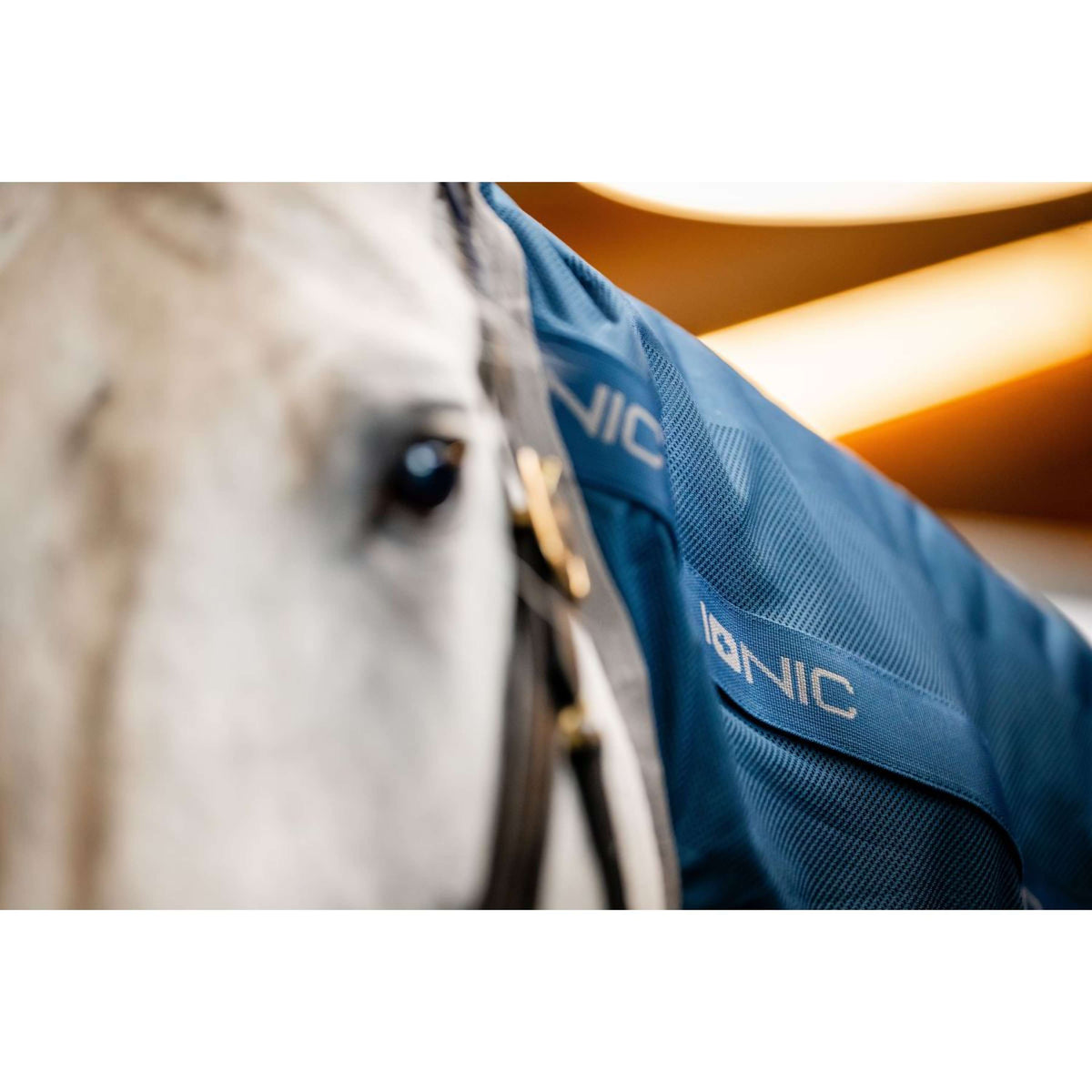 Horseware Couvre-Cou Therapy Mesh Cooler Bleu Impérial/Argent/Marine