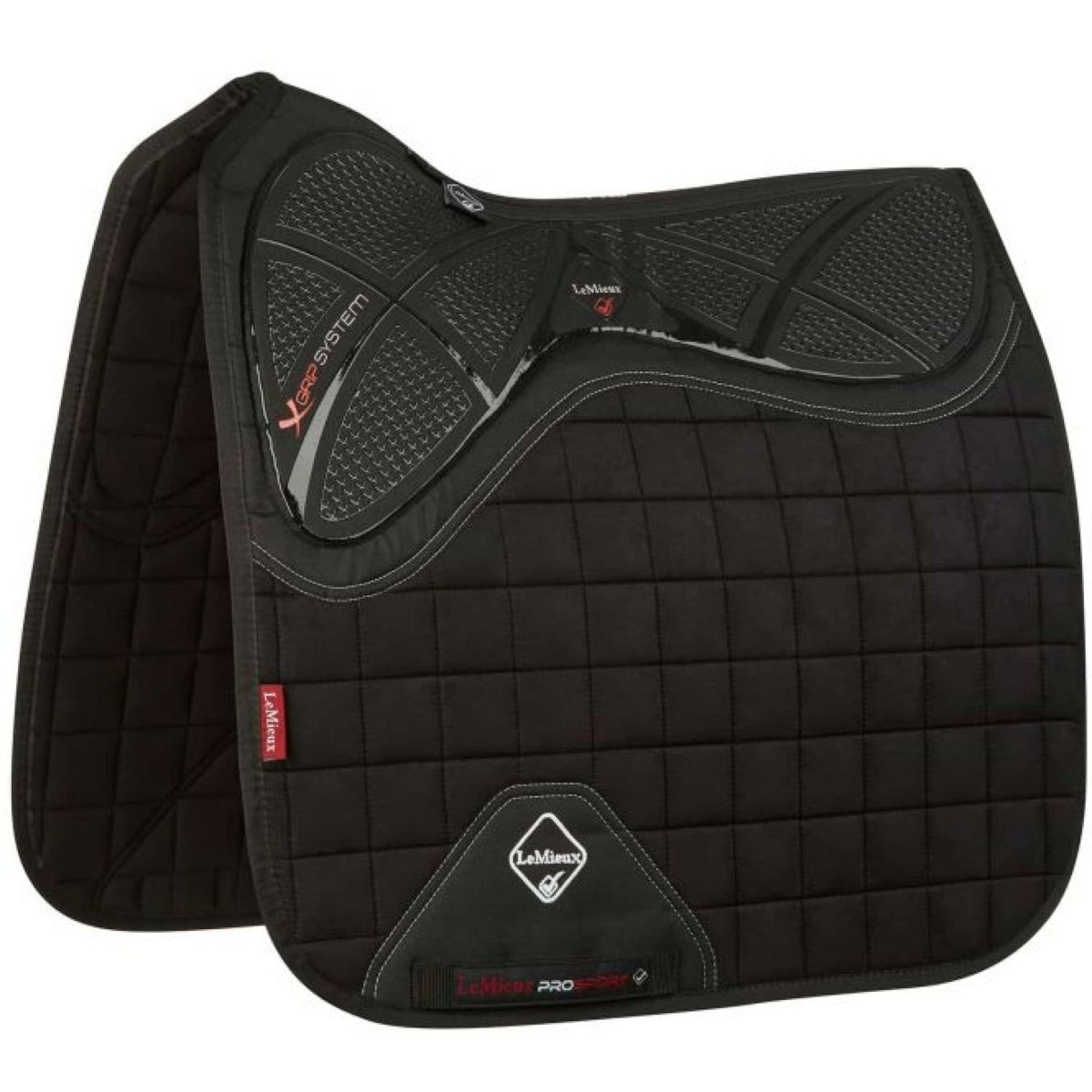 LeMieux Tapis de Selle X-Grip Square Dressage Noir LeMieux Tapis de Selle X-Grip Square Dressage Noir