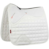 LeMieux Tapis de Selle X-Grip Square Dressage Blanc