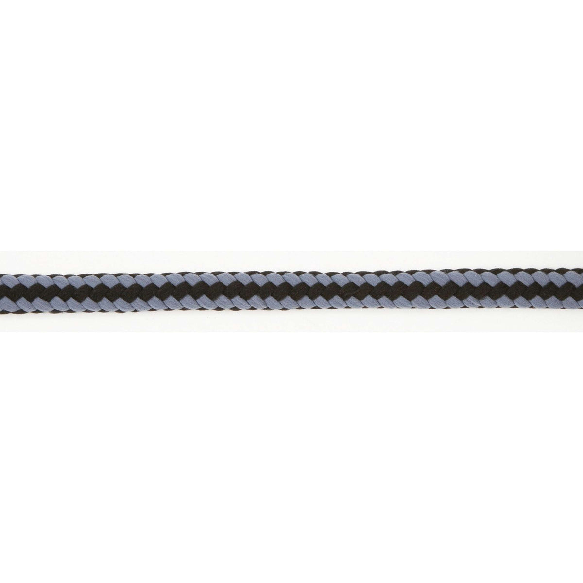 Covalliero Corde pour Licol Hippo avec Mousqueton Noir/Argent