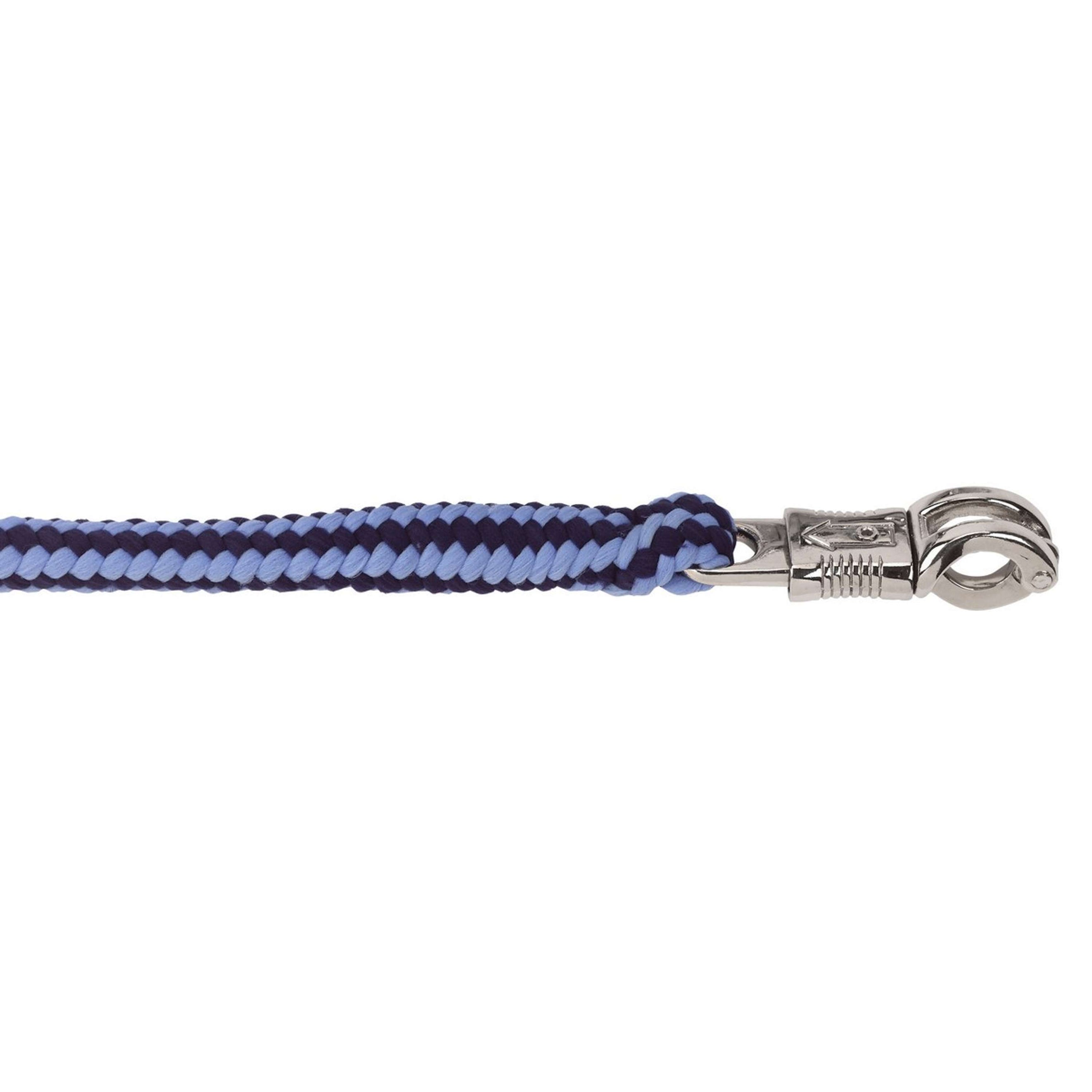Covalliero Corde pour Licol Hippo avec Crochet Panique Marin/clair Covalliero Corde pour Licol Hippo avec Crochet Panique Marin/clair