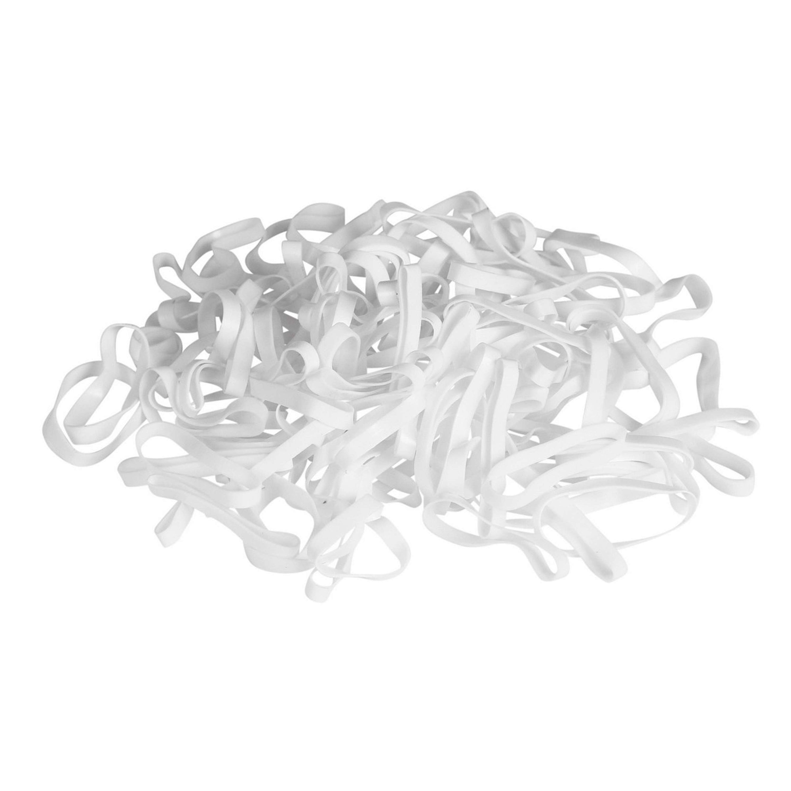 Kerbl Élastique à Crinière Silicone 500pc Blanc Kerbl Élastique à Crinière Silicone 500pc Blanc