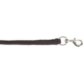 Covalliero Corde pour Licol Hippo avec Mousqueton Aubergines/Anthracite