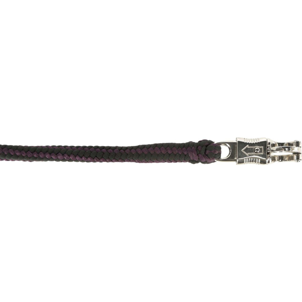 Covalliero Corde pour Licol Hippo avec Crochet Panique Aubergines/Anthracite