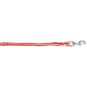 Covalliero Corde pour Licol Hippo avec Mousqueton Bordeaux/Beige