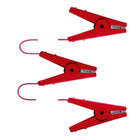 Ako Pinces Crocodiles 3 pièces Transféré Rouge