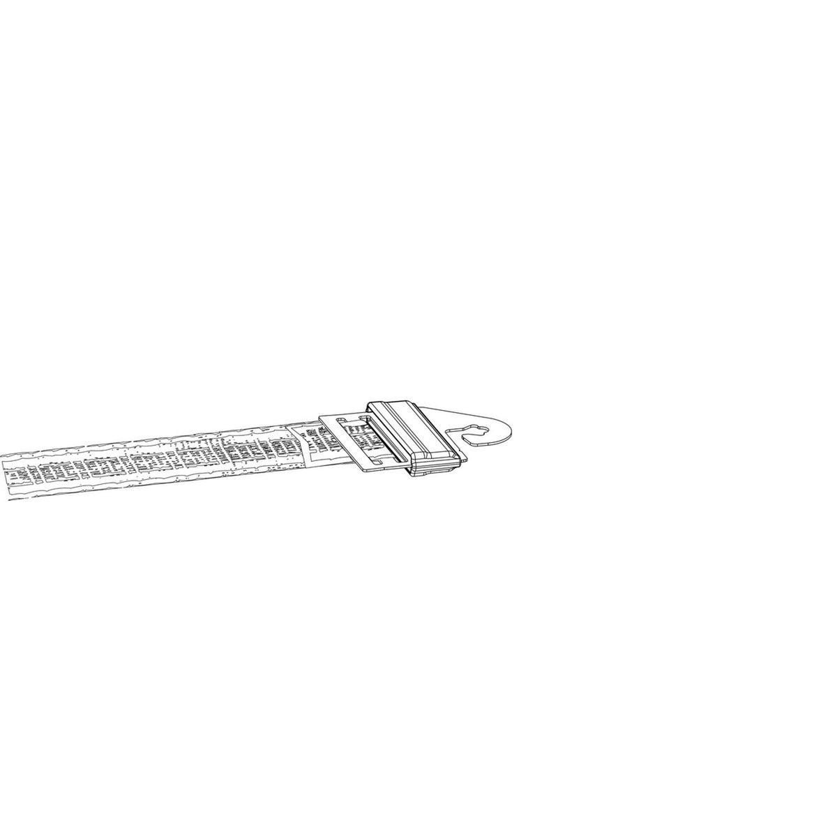 Ako Poignée de Portail Galvanisé avec Litzclip