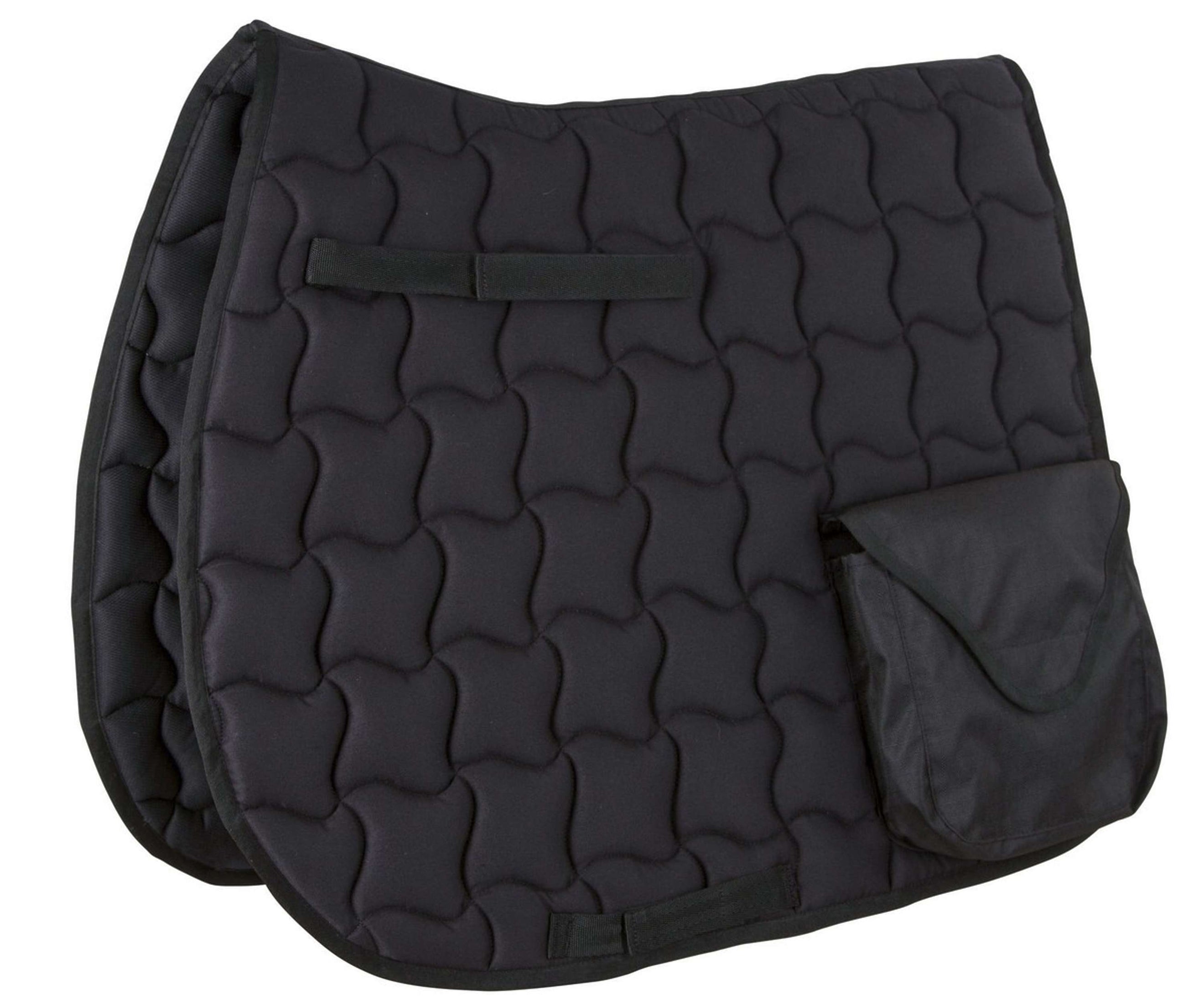 Kerbl Tapis de Selle avec Pochette Laguna Polyvalence Noir Kerbl Tapis de Selle avec Pochette Laguna Polyvalence Noir