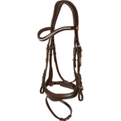 Kieffer Bridon Amy Ultrasoft Suédois avec Boucle et Noseband Marron