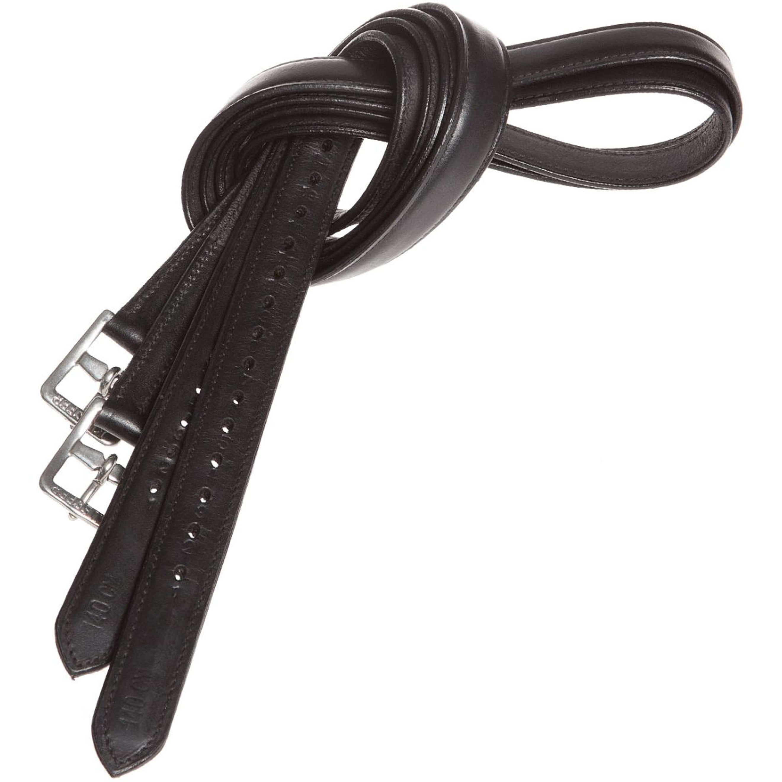 Kieffer Etrivières Cuir Noir Kieffer Etrivières Cuir Noir