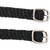 Kavalkade Lanières pour Éperons Tressé Nylon Noir