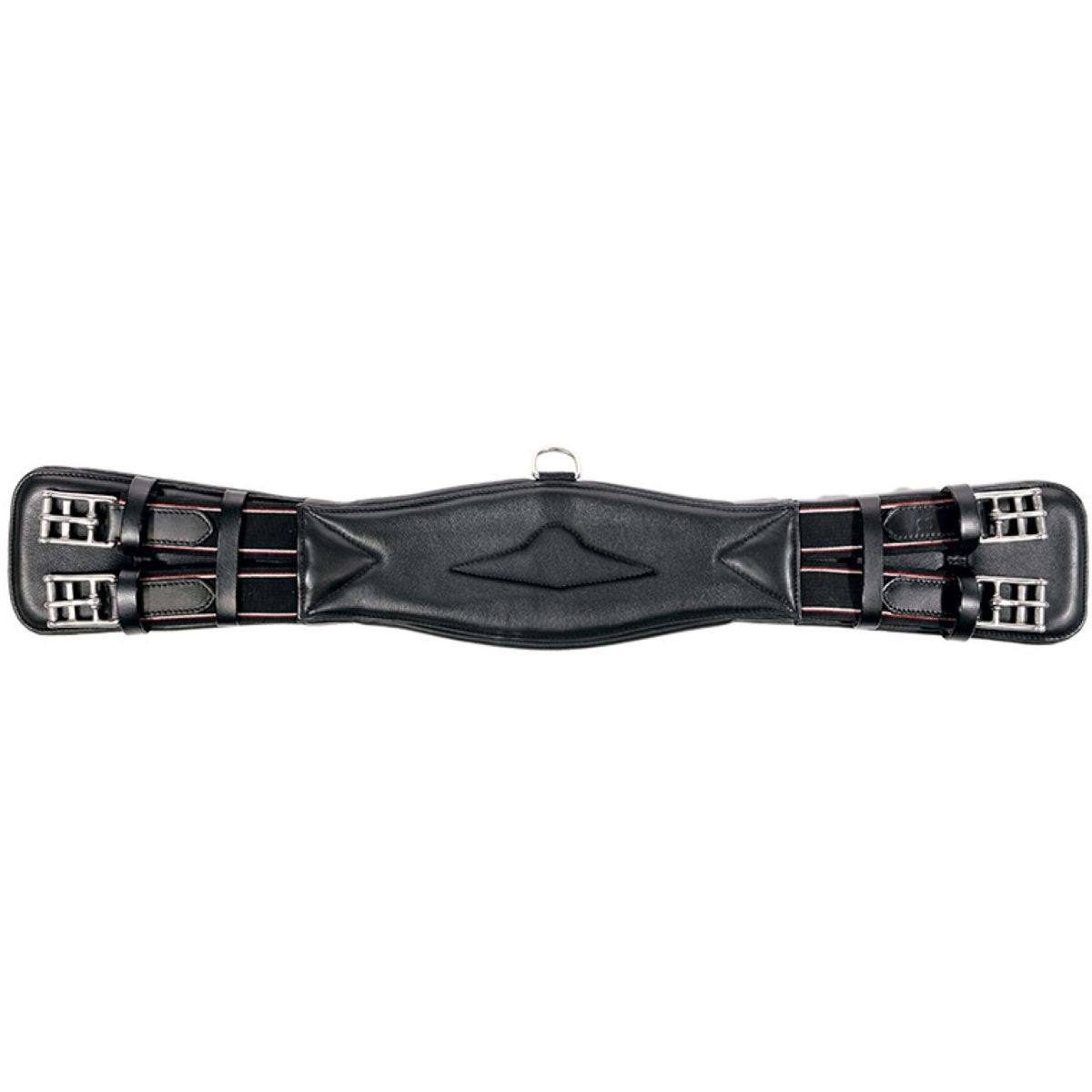 Kavalkade Sangle de Dressage Classic Soft Leather avec Élastique Noir