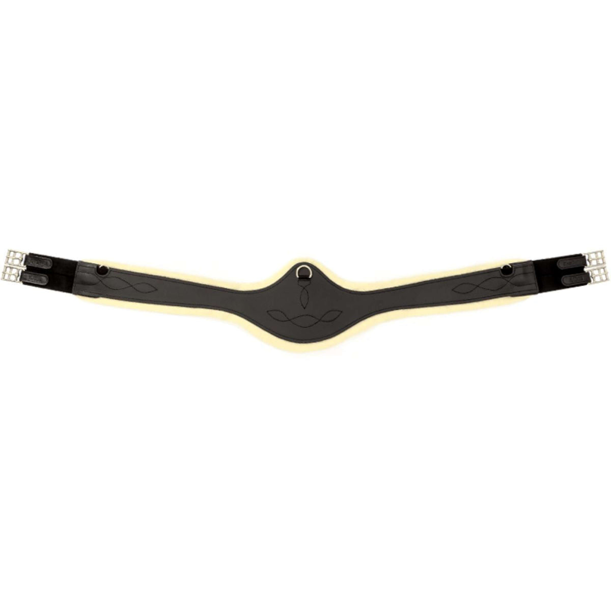 Kavalkade Sangle Polyvalente Casper Oiled Leather Fausse fourrure avec élastique Noir/Naturel