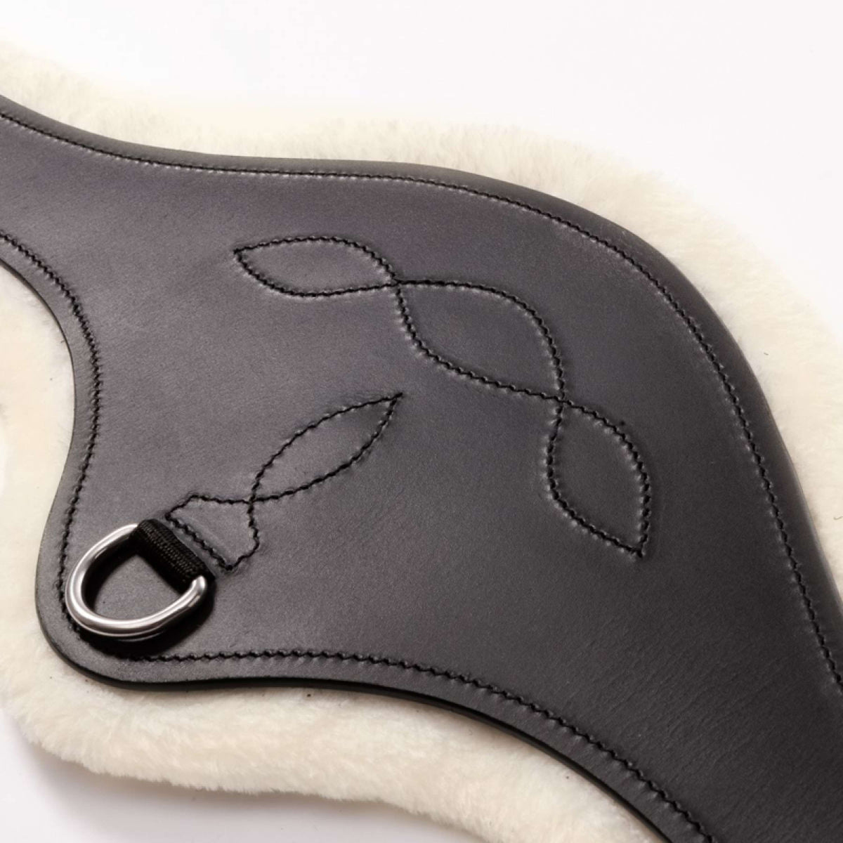 Kavalkade Sangle Polyvalente Casper Oiled Leather Fausse fourrure avec élastique Noir/Naturel