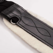 Kavalkade Sangle Polyvalente Casper Oiled Leather Fausse fourrure avec élastique Noir/Naturel