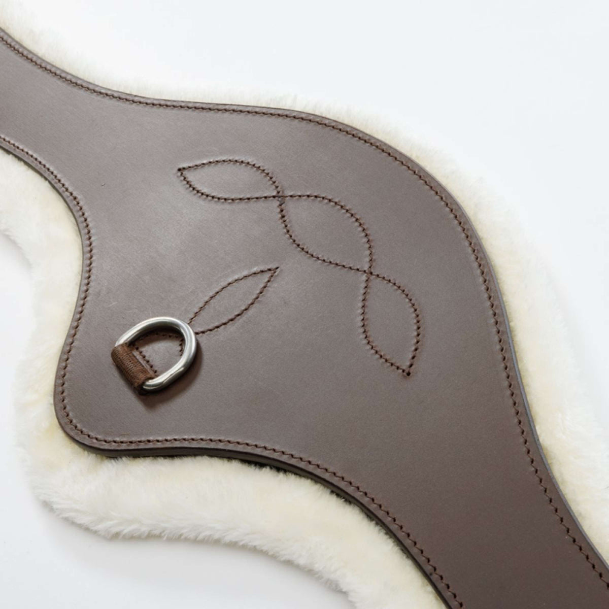 Kavalkade Sangle Polyvalente Casper Oiled Leather Fausse fourrure avec élastique Marron/Naturel