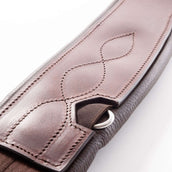 Kavalkade Sangle Atlas Oiled Leather avec Élastique Marron