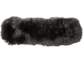 Kavalkade Tête et Nez Tapis Peau d'Agneau Noir