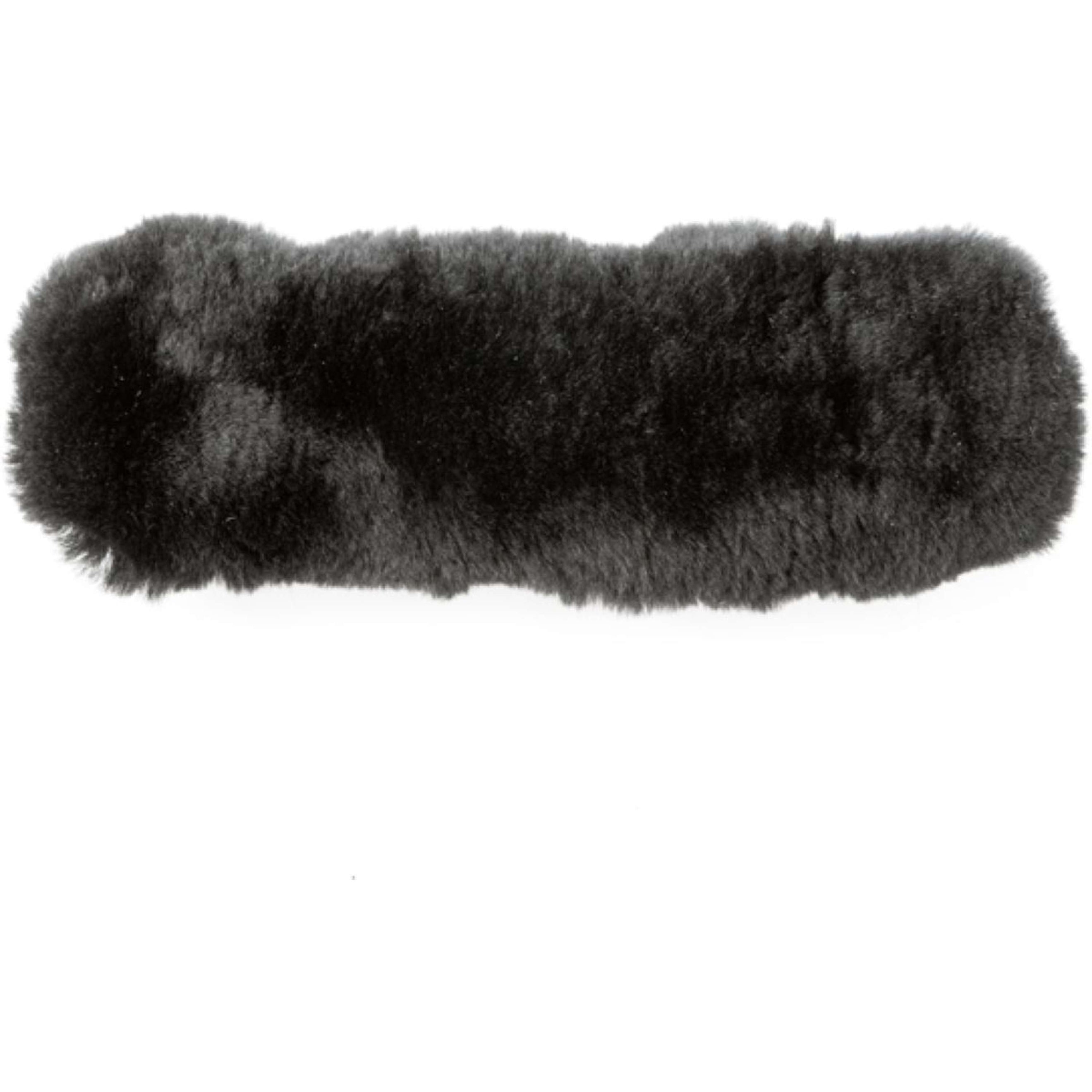 Kavalkade Tête et Nez Tapis Peau d'Agneau Noir Kavalkade Tête et Nez Tapis Peau d'Agneau Noir