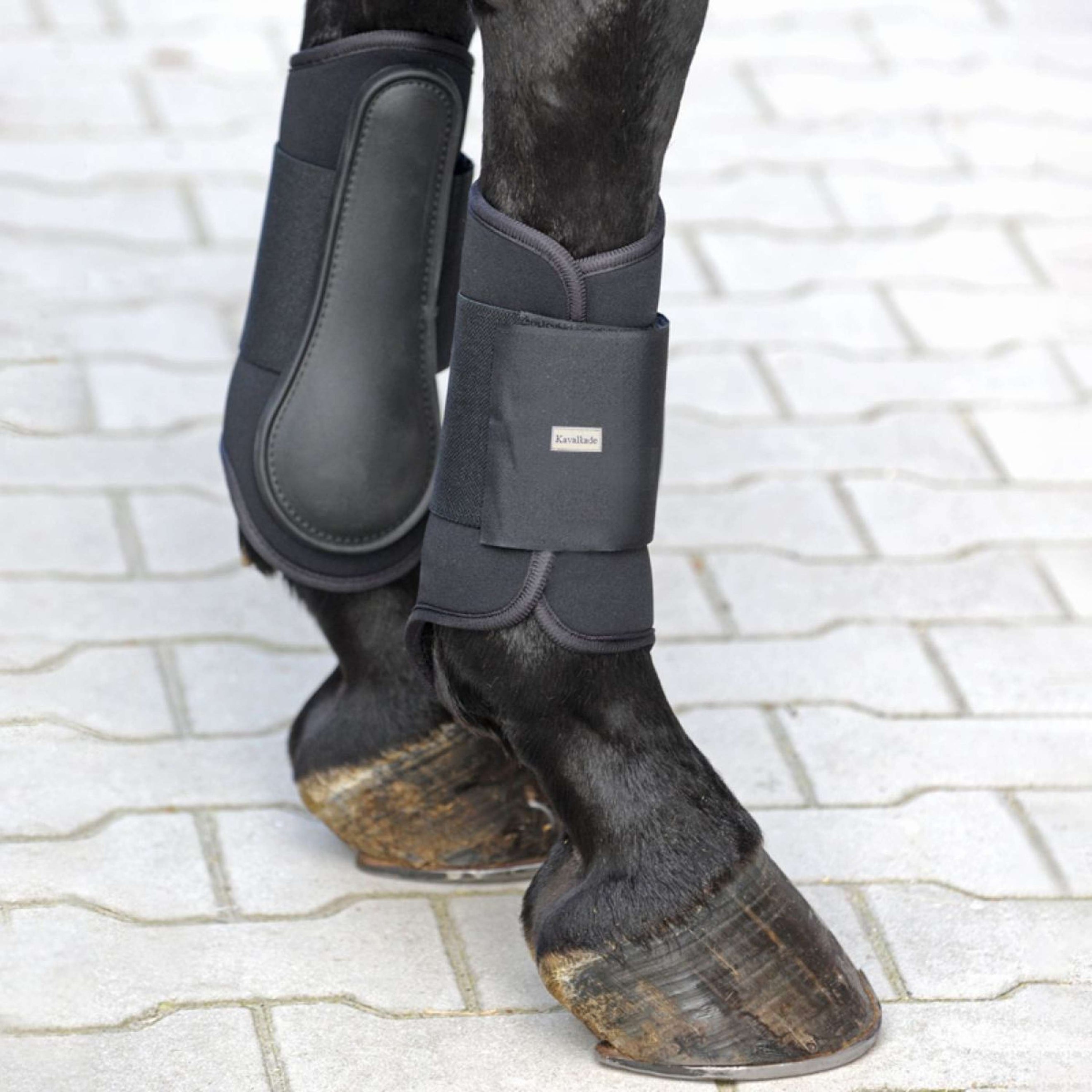 Kavalkade Protèges-Tendons Softy Jambes arrière Noir
