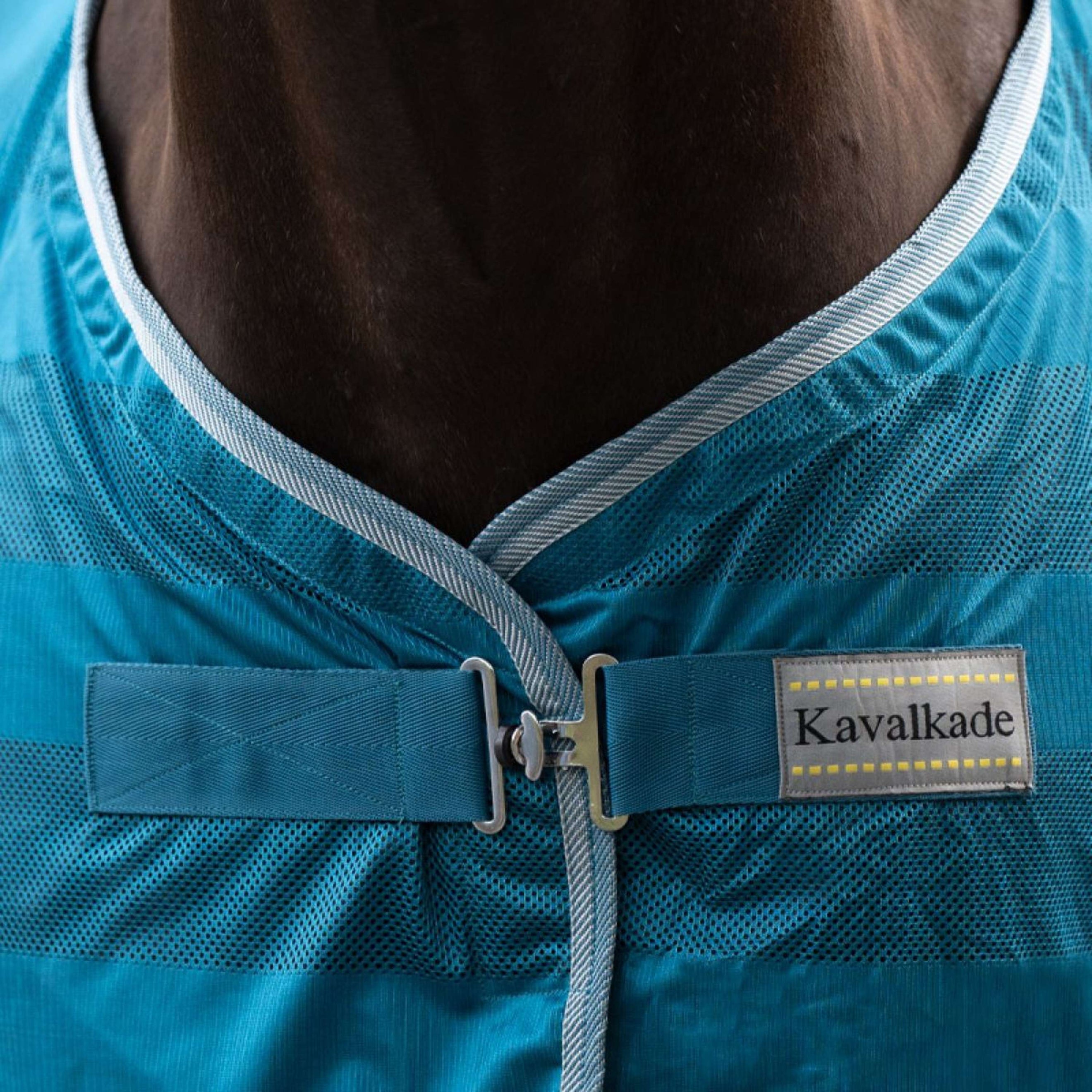 Kavalkade Couverture Anti-Mouches Stripe Petrol Kavalkade Couverture Anti-Mouches Stripe Petrol