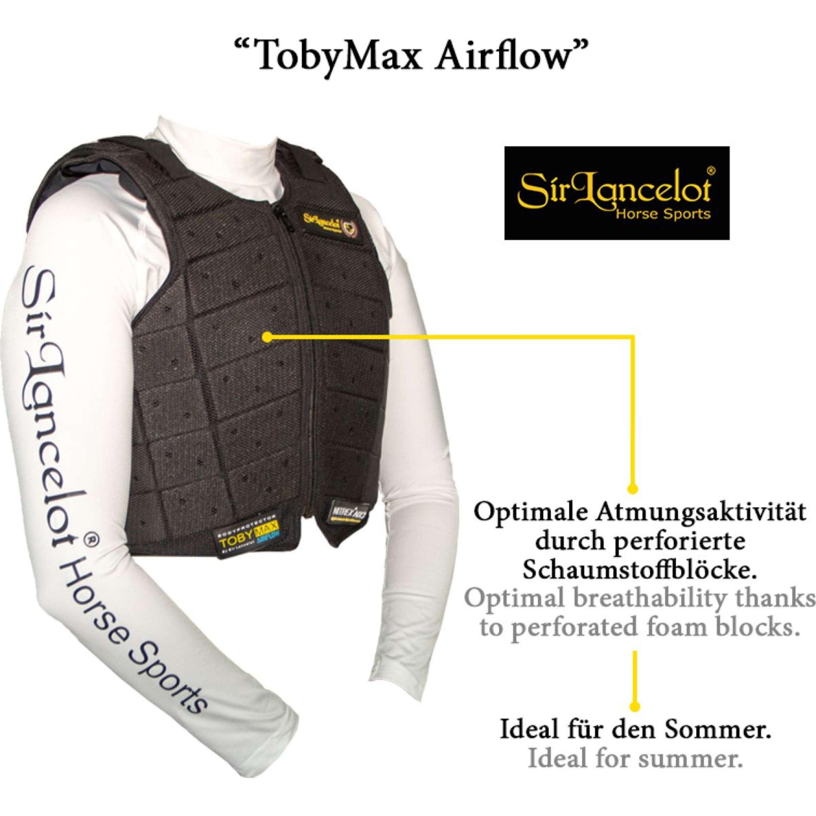 Kavalkade Bodyprotector Toby Max Airflow Summer Noir Kavalkade Bodyprotector Toby Max Airflow Summer Noir