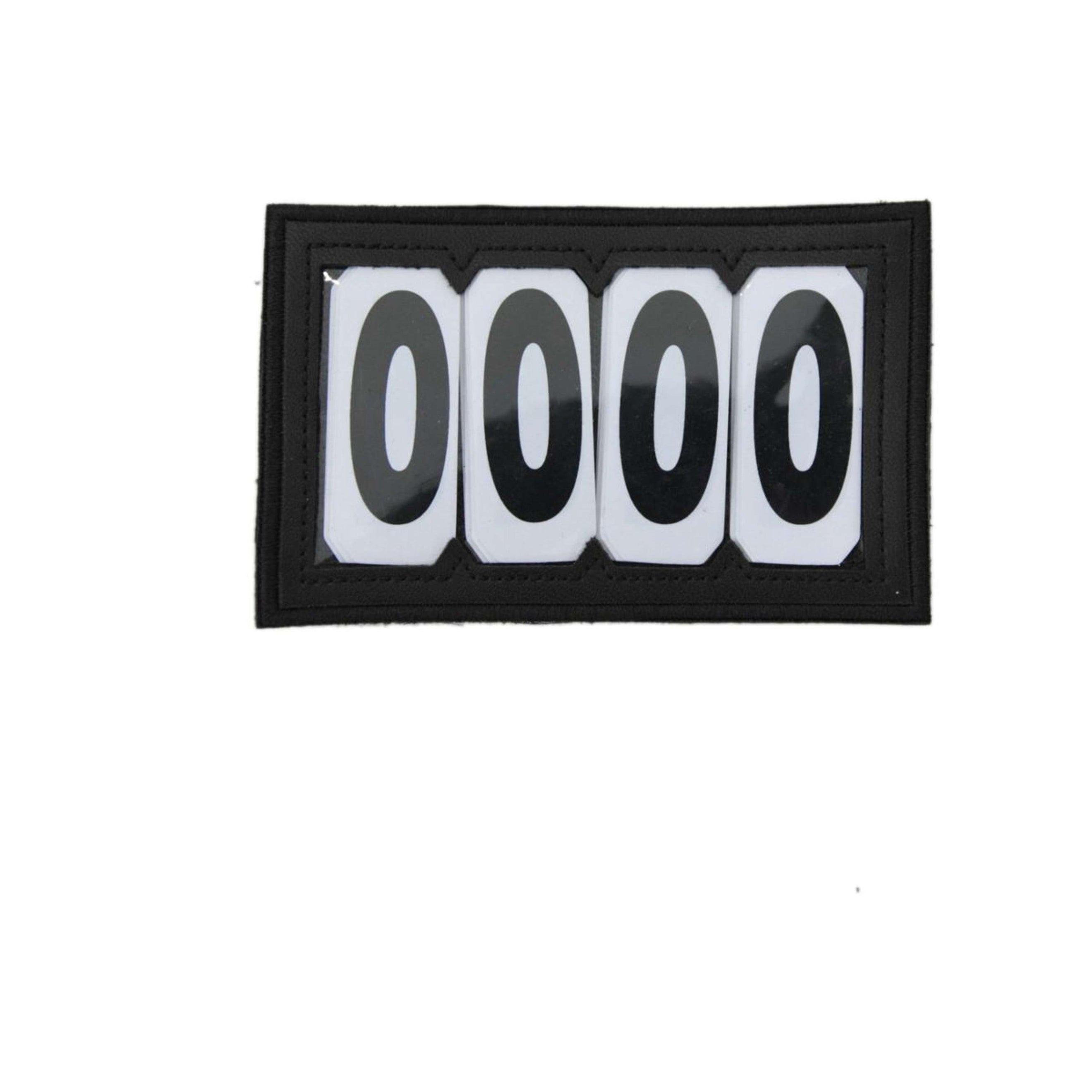 Kentucky Numéros de départ Velcro PVC Noir Kentucky Numéros de départ Velcro PVC Noir