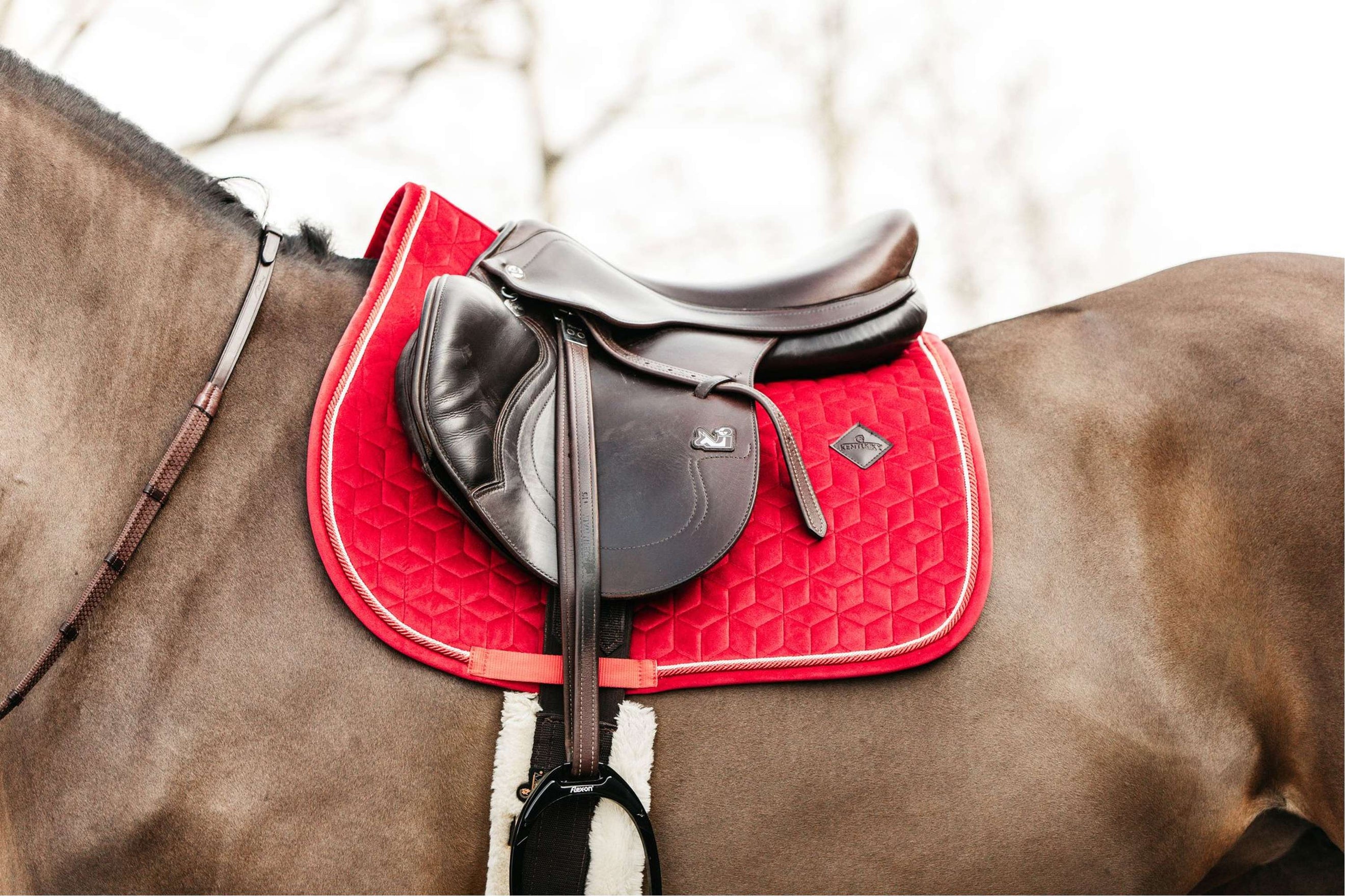 Kentucky Tapis de Selle Velvet Rouge Kentucky Tapis de Selle Velvet Rouge