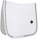 Kentucky Horsewear Tapis de Selle Glitter Dressage Blanc/Argent