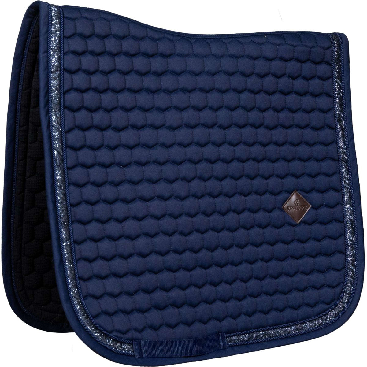 Kentucky Horsewear Tapis de Selle Glitter Dressage Marin