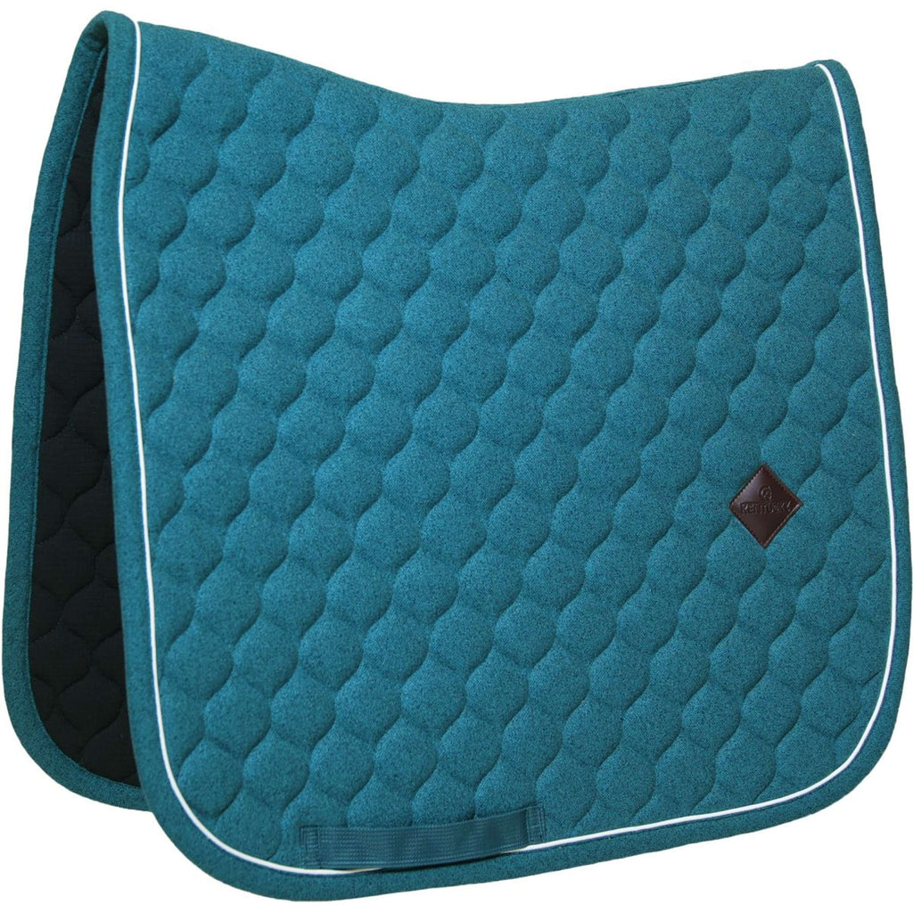 Kentucky Horsewear Tapis de Selle Melange Dressage Vert Foncé