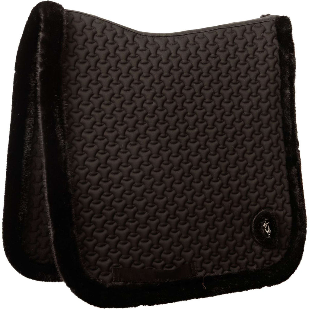 Kentucky Horsewear Tapis de Selle Fake Fur Onion Quilt Dressage Noir