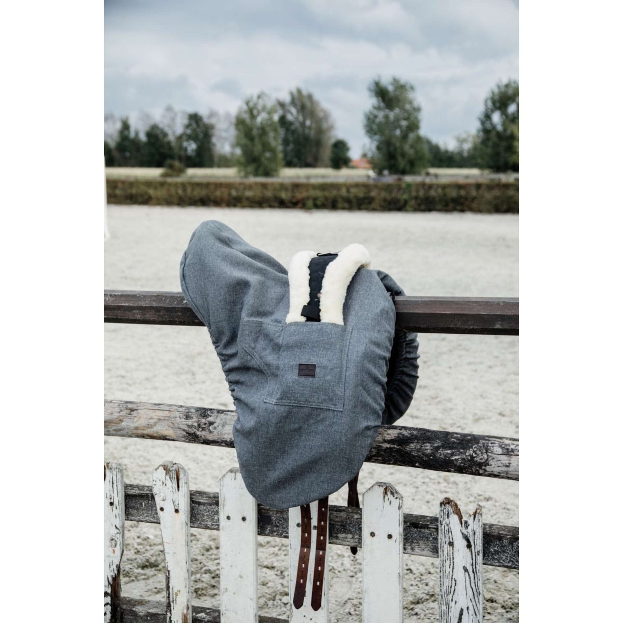 Kentucky Housse de Selle Dressur Gris Kentucky Housse de Selle Dressur Gris