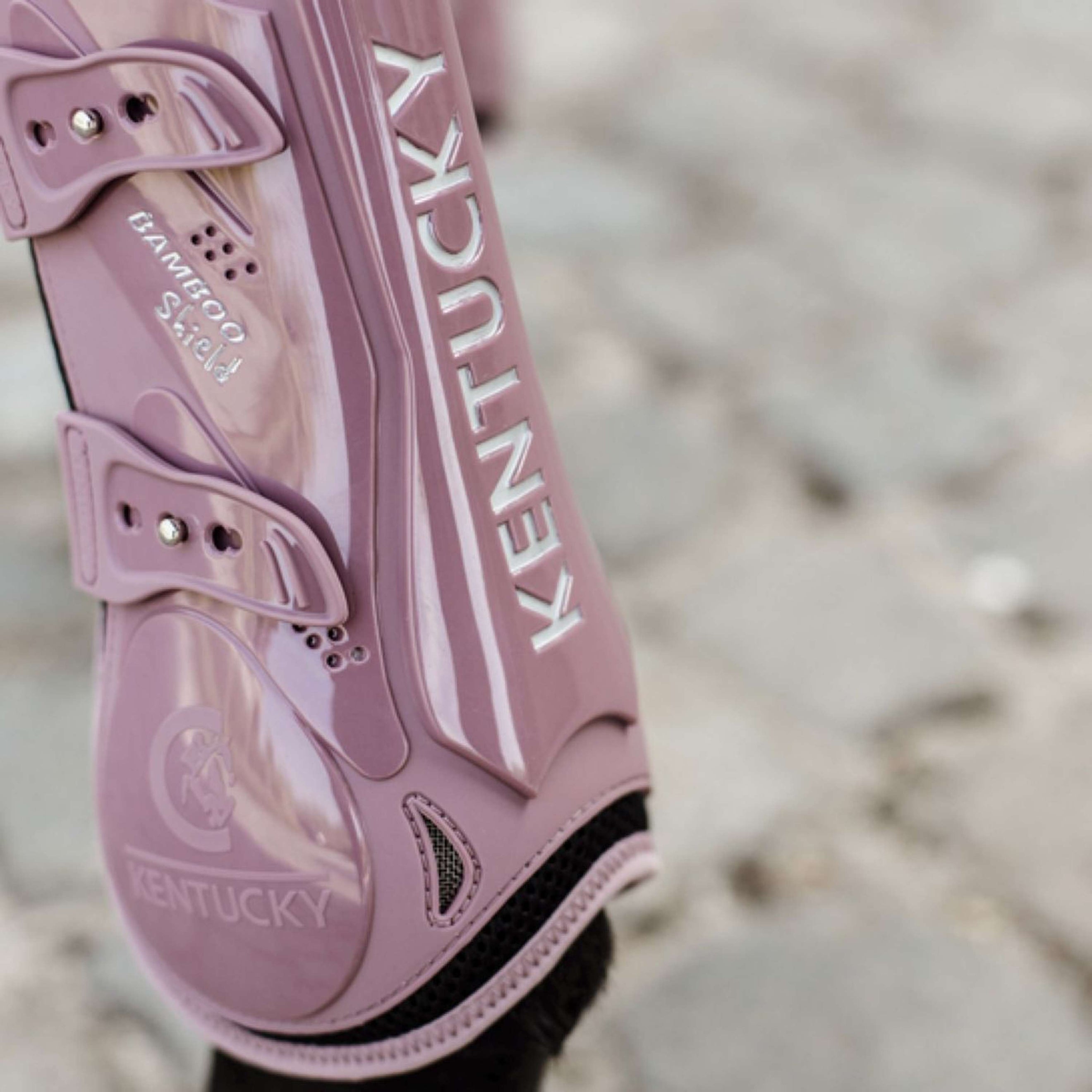 Kentucky Horsewear Protèges-Tendons Bamboo Elastic Old Rose Kentucky Horsewear Protèges-Tendons Bamboo Elastic Old Rose