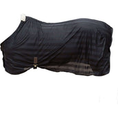 Kentucky Horsewear Couverture Anti-Mouches Light Striped Mesh Noir