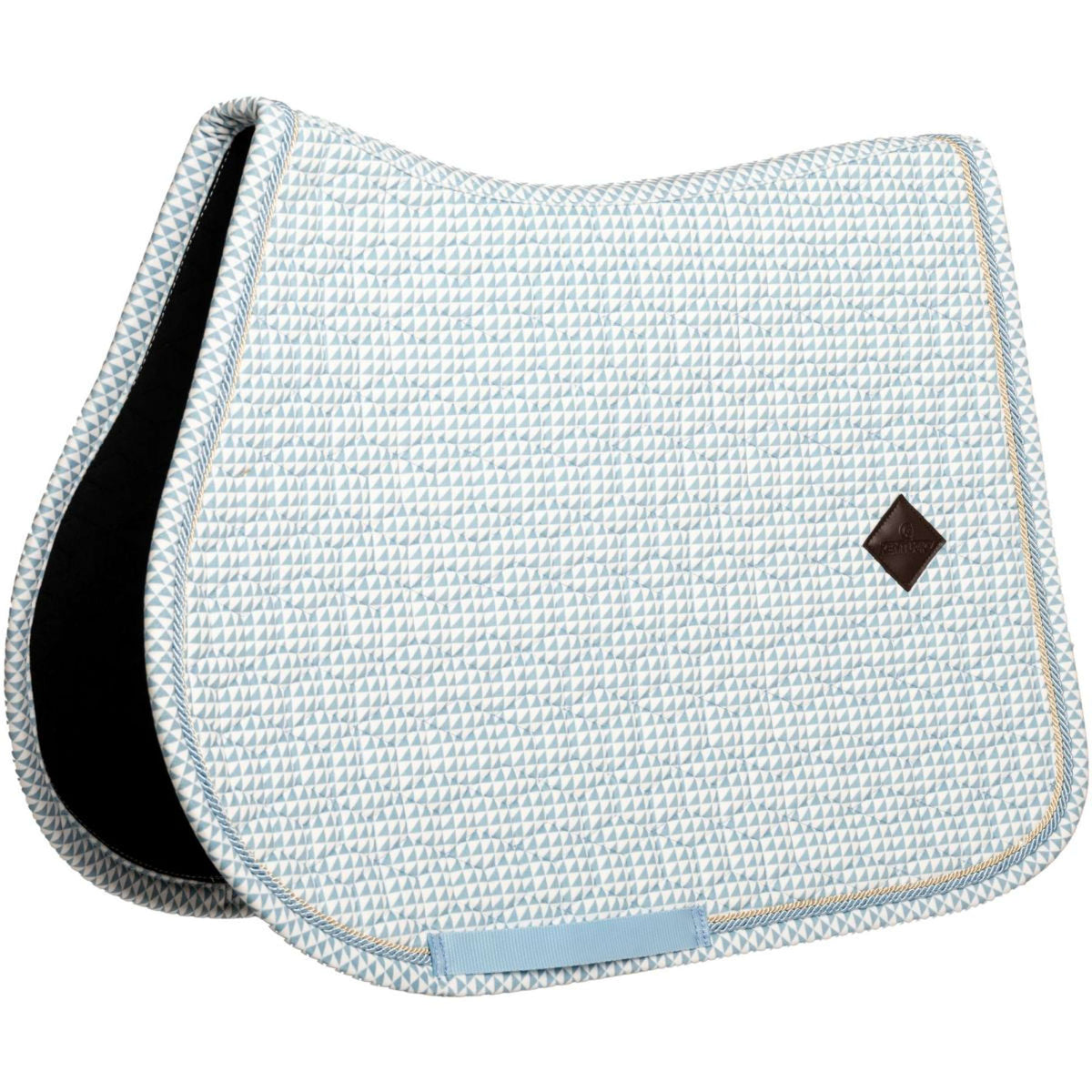 Kentucky Tapis de Selle Velvet Flags de Saut Bleu clair
