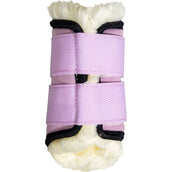 Kentucky Horsewear Guêtres Sheepskin Glitter Unicorn Rose Vieux