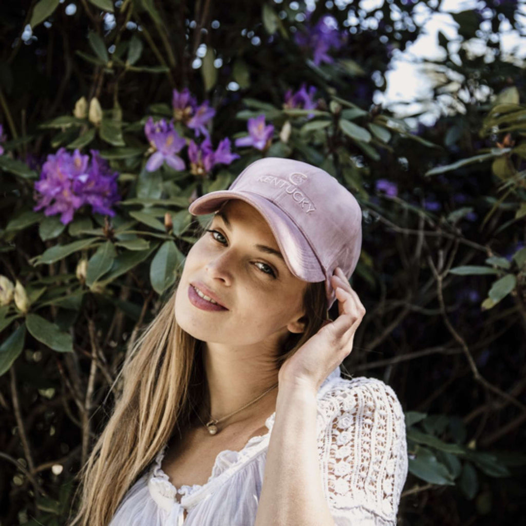 Kentucky Casquette Velvet Rose Vieux