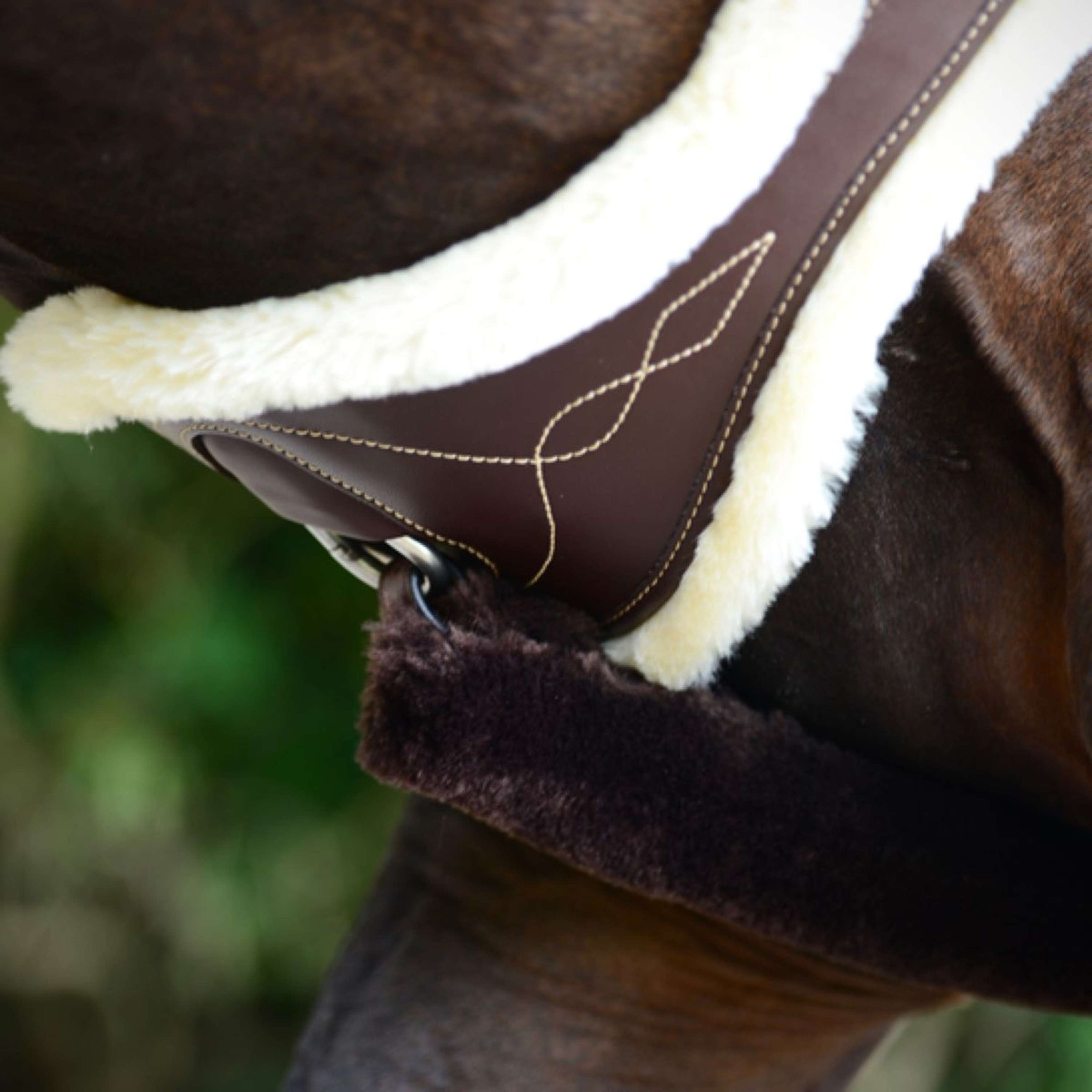Kentucky Sangle d'Obstacle Sheepskin Anatomic Marron Kentucky Sangle d'Obstacle Sheepskin Anatomic Marron