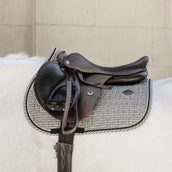 Kentucky Tapis de Selle Pied-de-Poule Saut Marron
