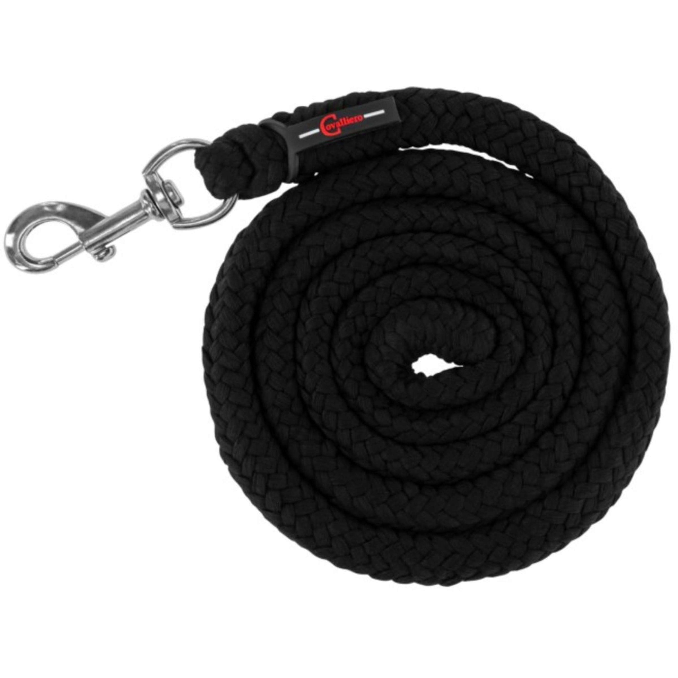 Covalliero Corde pour Licol ClassicSoft avec Mousqueton Noir Covalliero Corde pour Licol ClassicSoft avec Mousqueton Noir