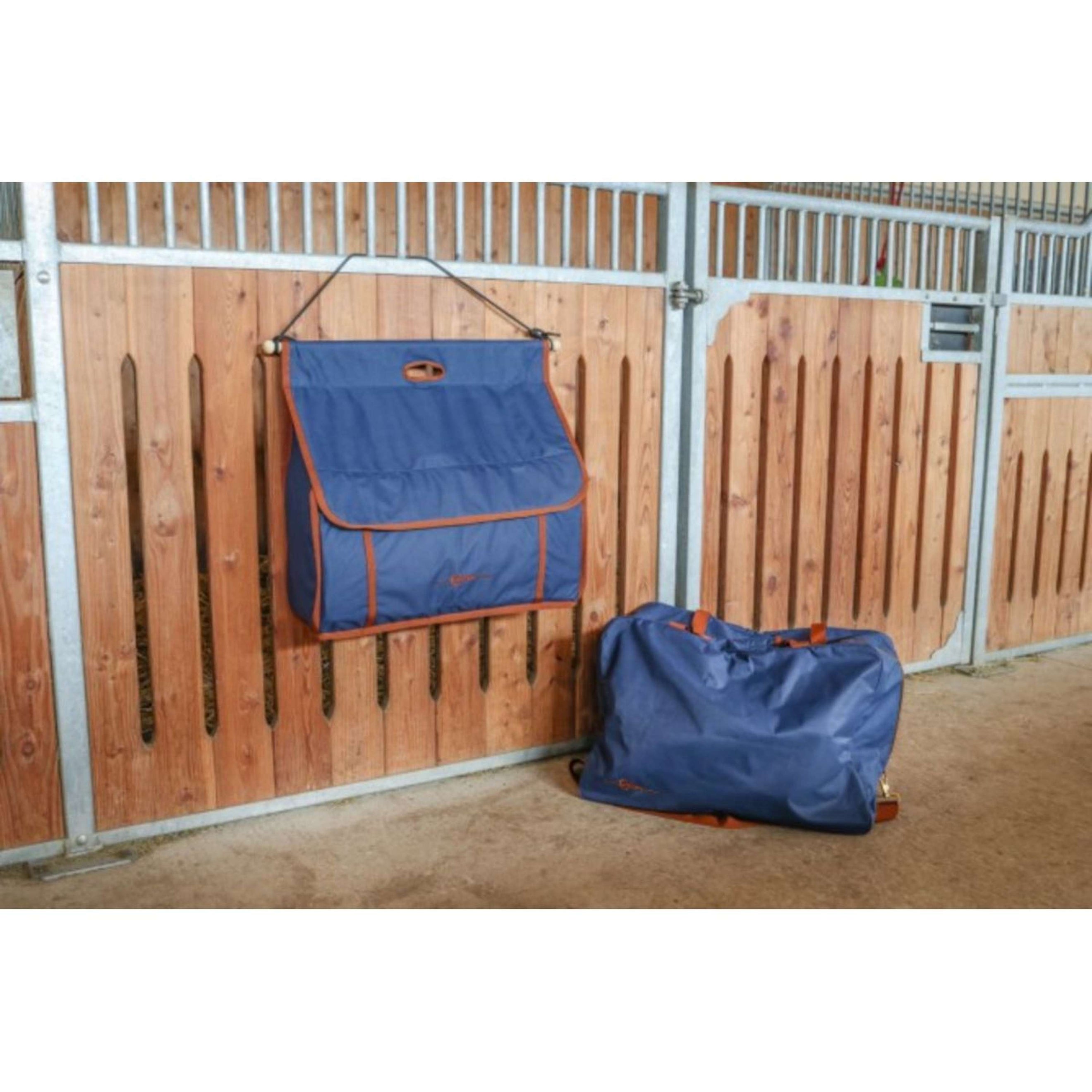 Covalliero Sac pour Couvertures Milano Navy/Camel Covalliero Sac pour Couvertures Milano Navy/Camel