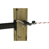 Kerbl Isolateur de Porte X³ Galvanisé 6 Pièces Noir