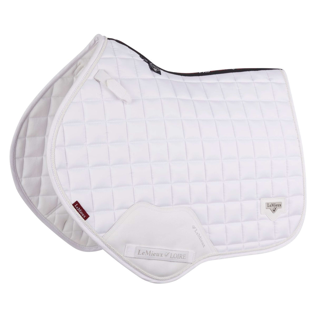 LeMieux Tapis de Selle Loire Classic Satin Square CC Blanc